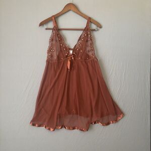 Brown Tank Top Size 2X